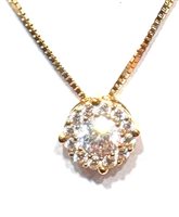 Collar Mujer in Oro amarillo Cubic Zirconia P.L. I.SETT ZIRC PI N/Z 2.00 G